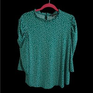 Adrianna Papell Green Blouse